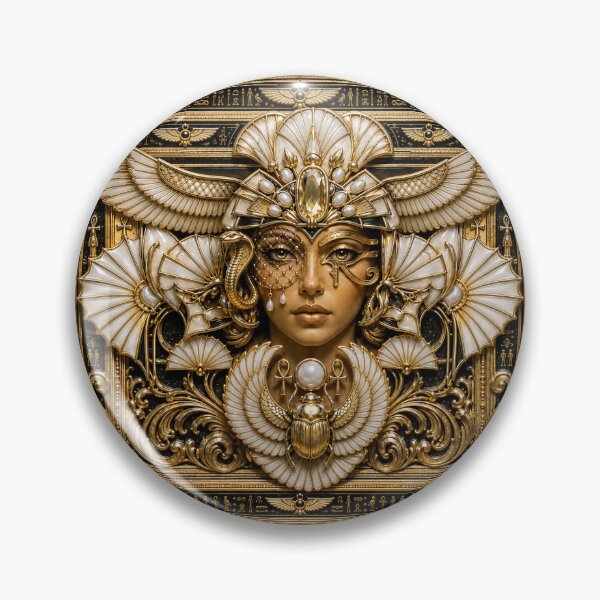 Item preview, Golden Serpent Oracle – Black Ivory Egyptian Guardian designed and sold by sunbowjp stadio.
