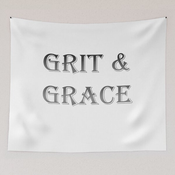 Item preview, Grit & Grace usa black and white designed and sold by PSDesignWorks.