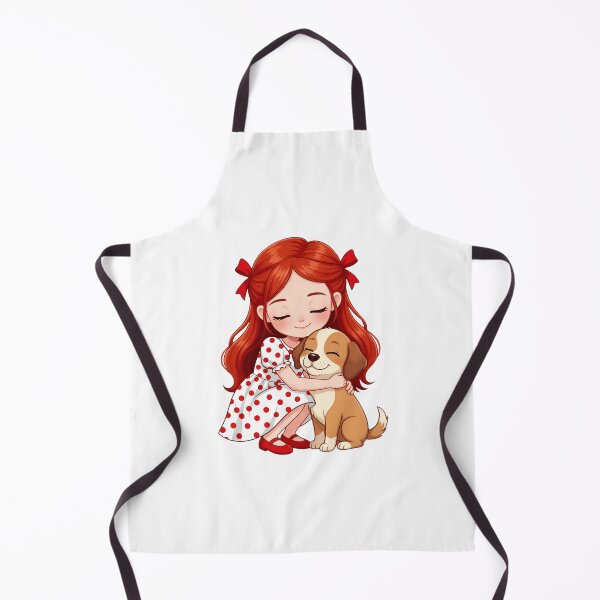 Item preview, A girl and a puppy designed and sold by ANVivid.
