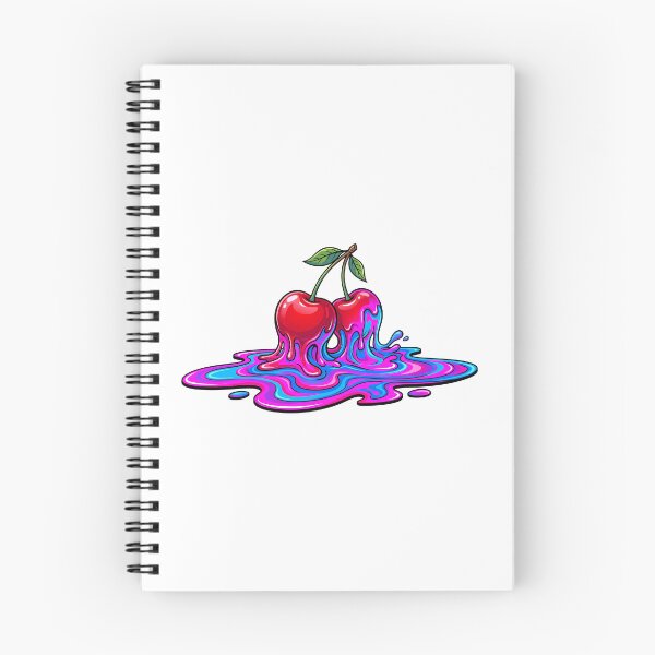 Item preview, Pop Surrealism Melting Neon Cherries - Aesthetic Kitsch Graphic designed and sold by MissoStudio.