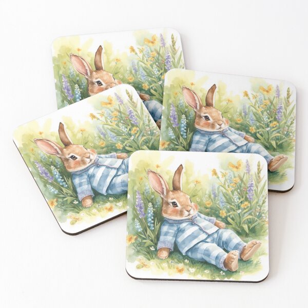 Item preview, Country Life - Bunny in Cottage Garden  designed and sold by PamLeeDesign.