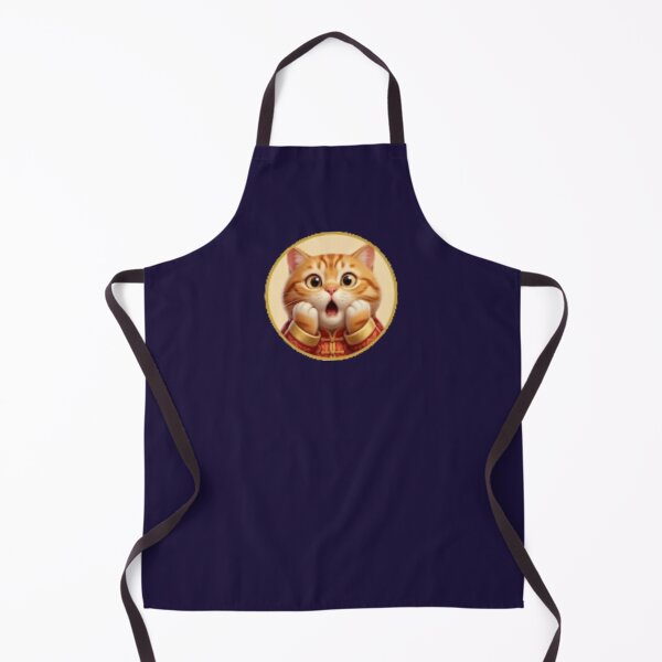 Item preview, Surprised Orange Cat in Traditional Chinese Outfit Sticker designed and sold by BestBayCA.