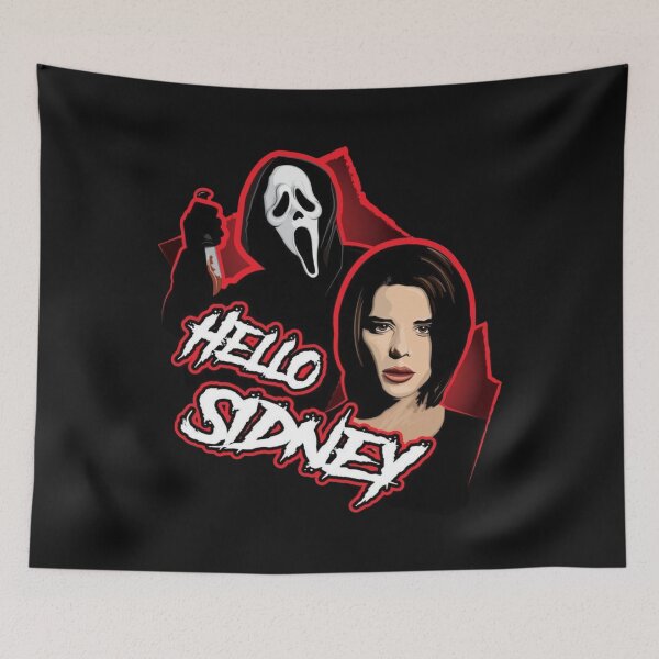 Item preview, Ghost face Hello Sidney - Scream Horror designed and sold by Vicky021.