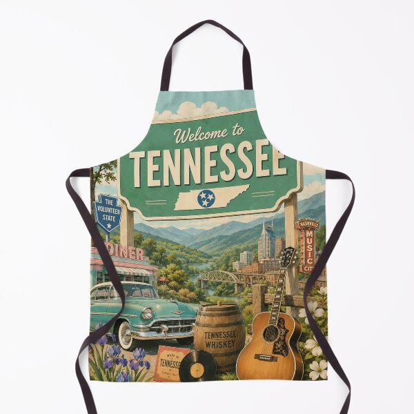 Item preview, Welcome to Tennessee Retro Travel Poster designed and sold by LuluLeb.
