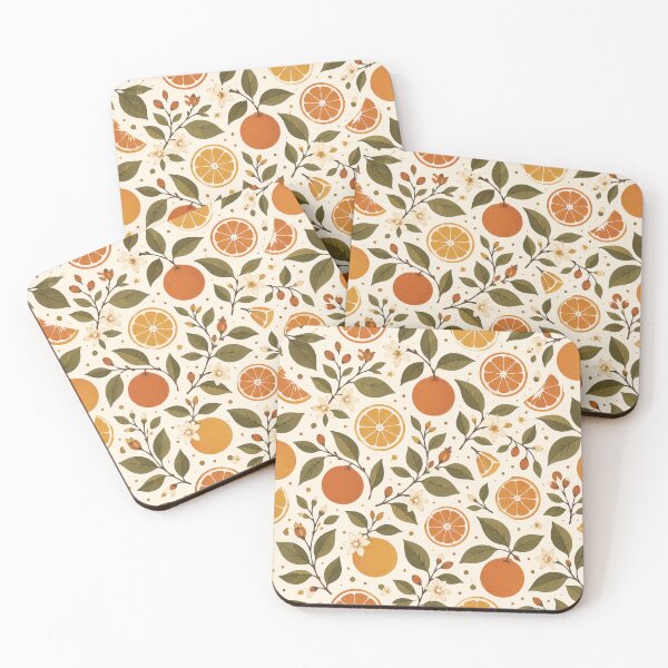 Item preview, Vintage Citrus Orange Botanical Seamless Pattern designed and sold by Kooyana04.