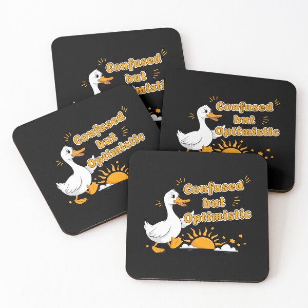 Item preview, Confused But Optimistic Funny Duck Lover Gift designed and sold by Say It With Ink.