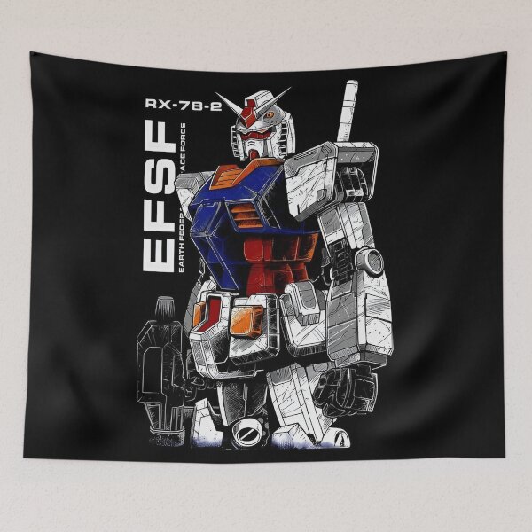 Item preview, Retro Battle Mecha Warrior | Vintage Anime Inspired Robot Illustration designed and sold by Dyan4.