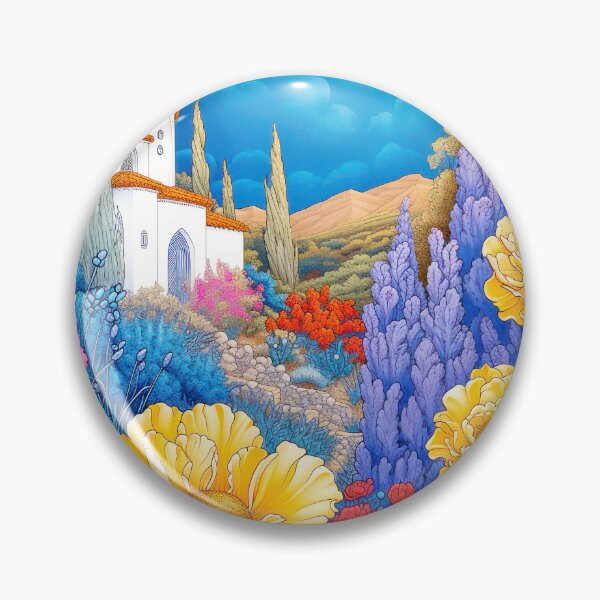 Item preview, Marrakesh Morocco Colorful Gardens With Magnificent Hillside Villa designed and sold by DEC02.