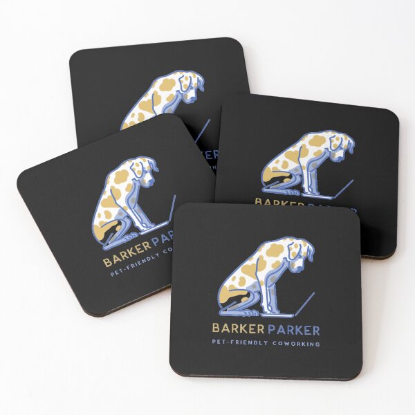 Item preview, Barker Parker Pet-Friendly Coworking - Dog On Laptop Remote Work designed and sold by GenZFashion000.