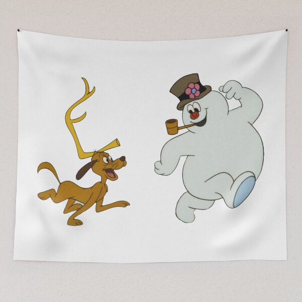 Item preview, max chasing frosty the snowman designed and sold by WyldBoreCre8ive.