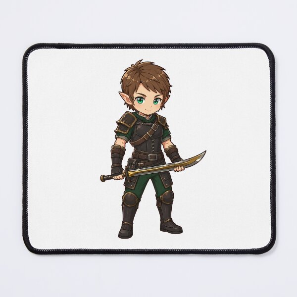 Item preview, Rouge Elf hunter long sword anime dnd art original art character design designed and sold by sabartgunpla.