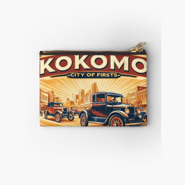 Item preview, Kokomo City of Firsts Vintage Travel Poster designed and sold by Boddicca.