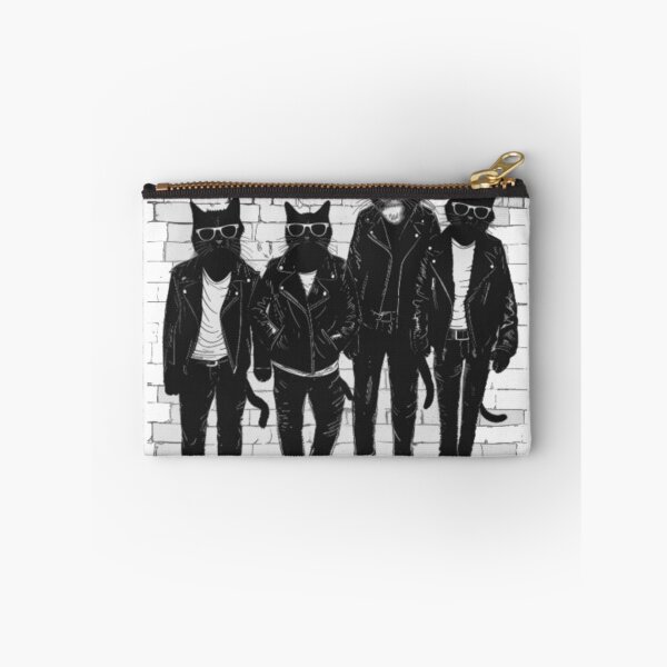 Item preview, MIAWMONES - The Ramones Punk Rock Black Cat Band Parody designed and sold by GenZFashion000.