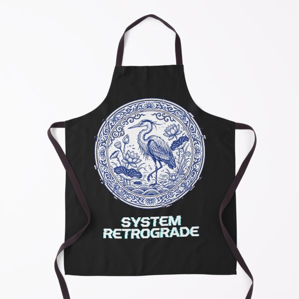 Item preview, Cyberpunk Heron Chinoiserie Cyberpunk Glitch Art Asian Aesthetic designed and sold by SplashTastic.