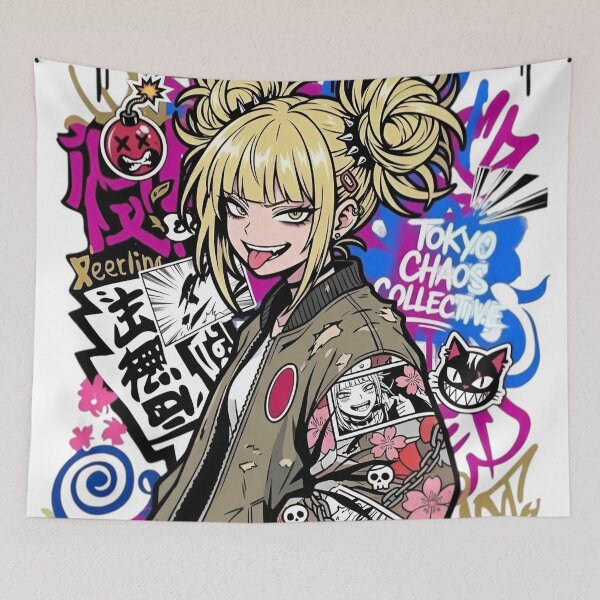 Item preview, Chaos Street Girl | Anime-Inspired Urban Graffiti Aesthetic designed and sold by Dyan4.