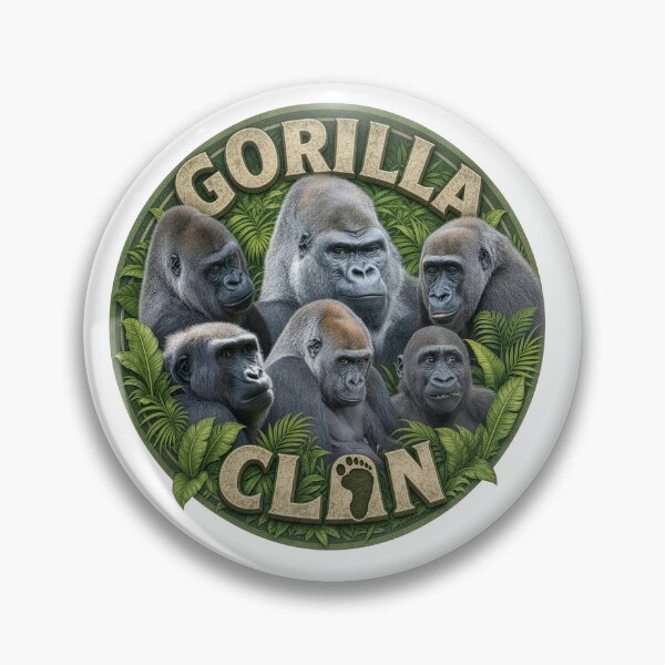 Item preview, Hearts of the Twycross Gorilla Clan designed and sold by rawshutterbug.