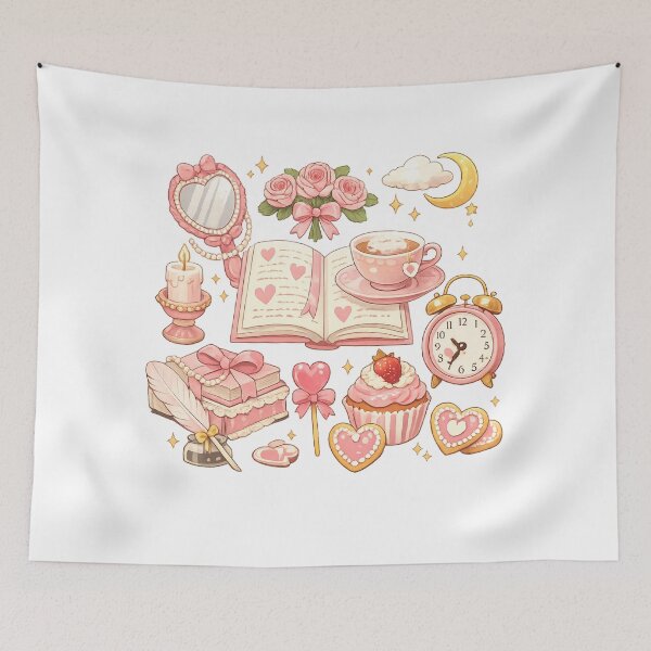 Item preview, Coquette Reading & Tea Time designed and sold by Blush and Bloom.