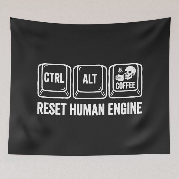 Item preview, Tech Humor Keyboard Programmer Humor Coffee Lover Merch designed and sold by SplashTastic.