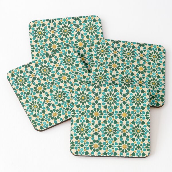 Item preview, Moroccan Zellige Geometric Mosaic Pattern designed and sold by Myra365Art.