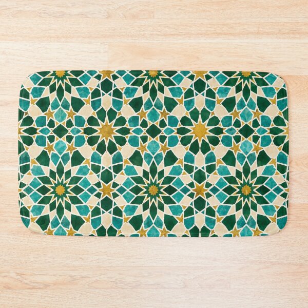 Item preview, Moroccan Zellige Geometric Mosaic Pattern designed and sold by Myra365Art.