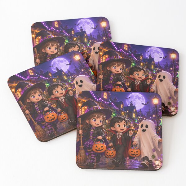 Item preview, Cute Kids Joining Halloween Night designed and sold by Pim-Crystal.