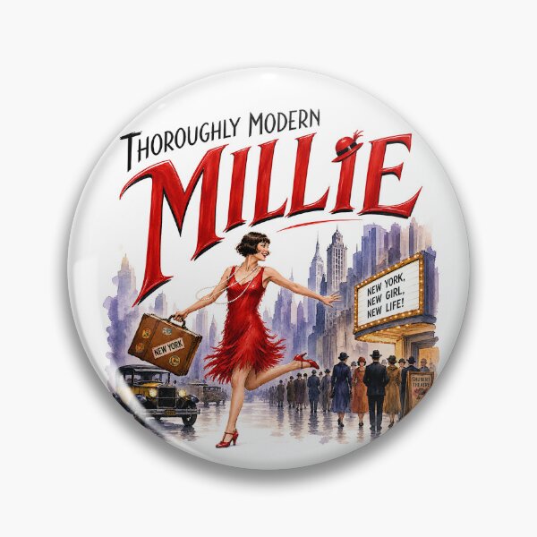 Item preview, Thoroughly Modern Millie the Musical designed and sold by Lyric Vault - Rock on.