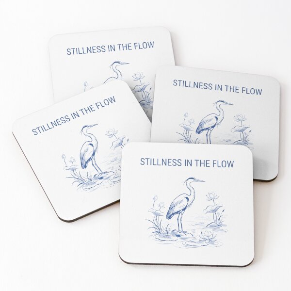 Item preview, Botanical Heron Art Nature Lover Merch Cottagecore Aesthetic designed and sold by SplashTastic.