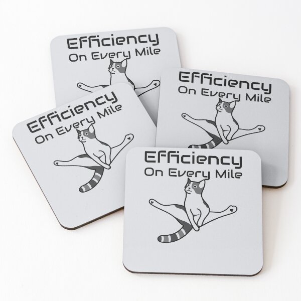 Item preview, Efficiency on Every Mile-V3 designed and sold by CHIEF-HAT STORE.