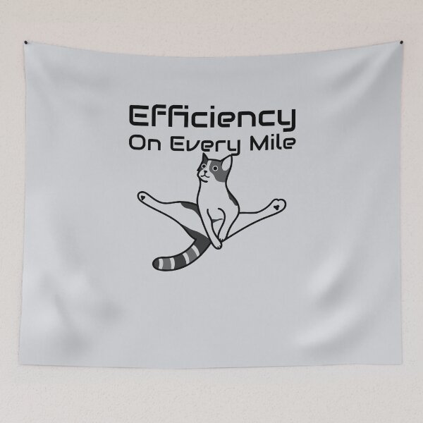Item preview, Efficiency on Every Mile-V3 designed and sold by CHIEF-HAT STORE.