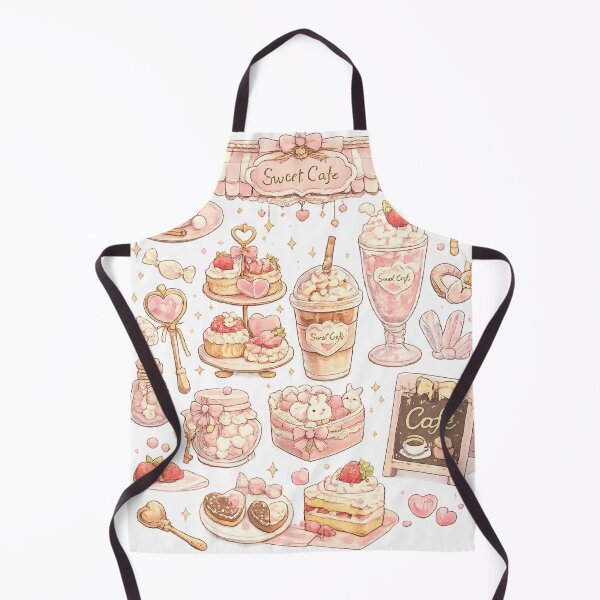 Item preview, Kawaii Sweet Café: Pastel Dessert & Coffee designed and sold by Blush and Bloom.
