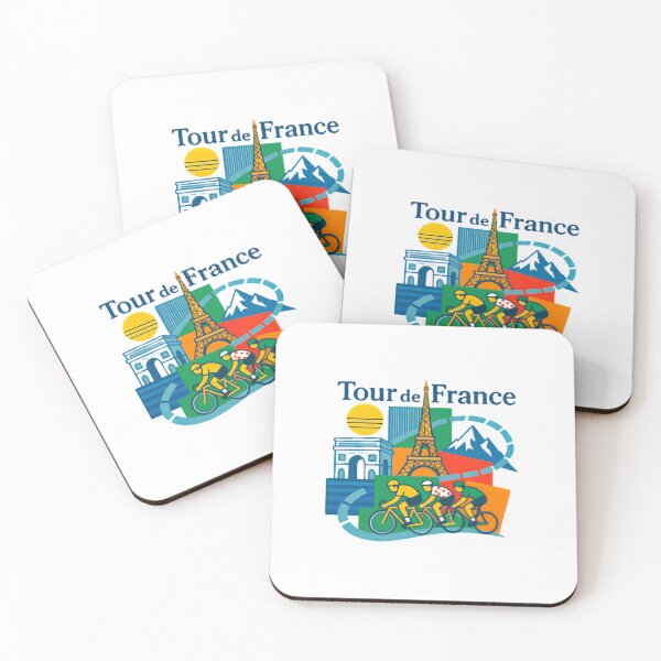 Item preview, French Landmarks Cycling Race designed and sold by Colorful-Garden.