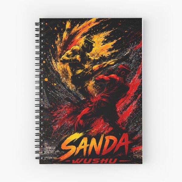 Item preview, Wushu Sanda | Explosive Martial Arts Combat Illustration designed and sold by Fei Long Design Hub.