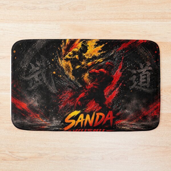 Item preview, Wushu Sanda | Explosive Martial Arts Combat Illustration designed and sold by Fei Long Design Hub.