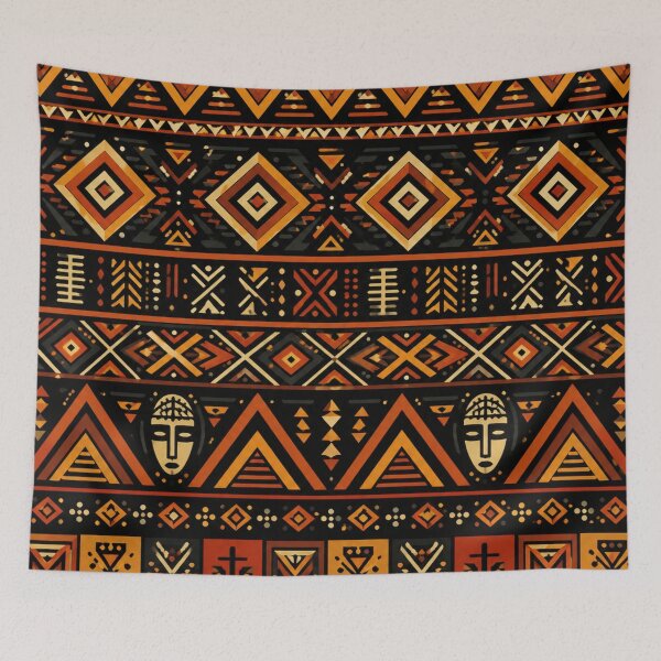 Item preview, African Geometric Textile Pattern designed and sold by Myra365Art.