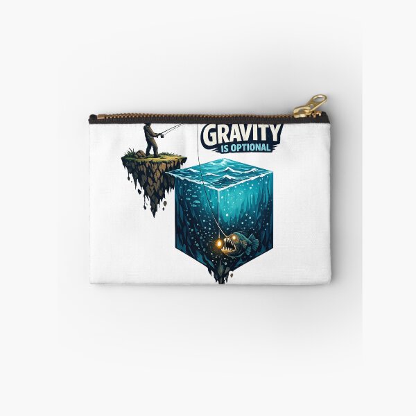 Item preview, Gravity Is Optional Inverted Fishing designed and sold by teemix.