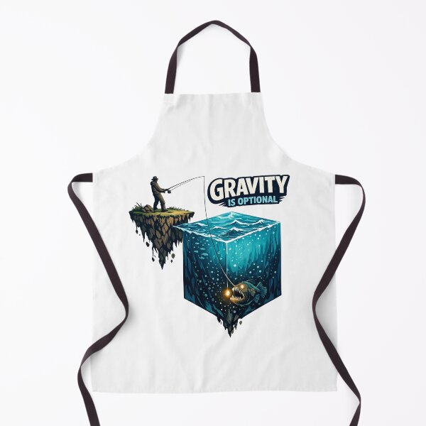 Item preview, Gravity Is Optional Inverted Fishing designed and sold by teemix.