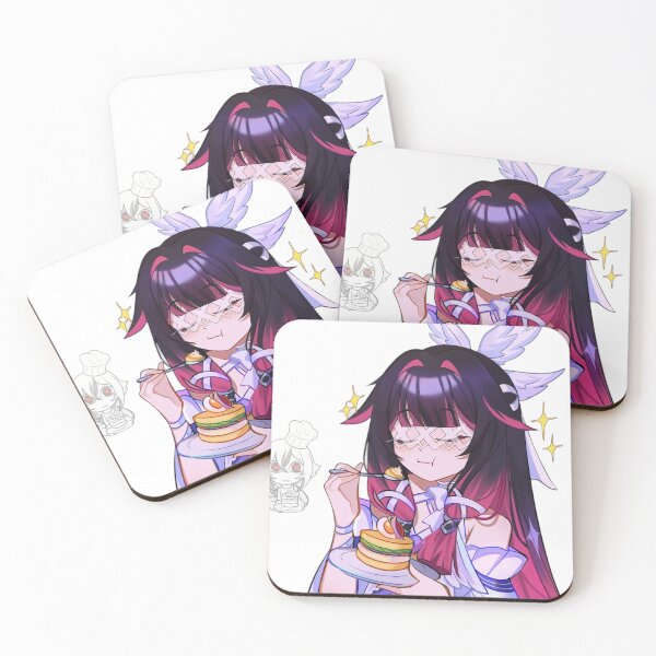 Item preview, Columbina and Arlecchino Eating Sandwich Genshin Impact designed and sold by KomiArts.