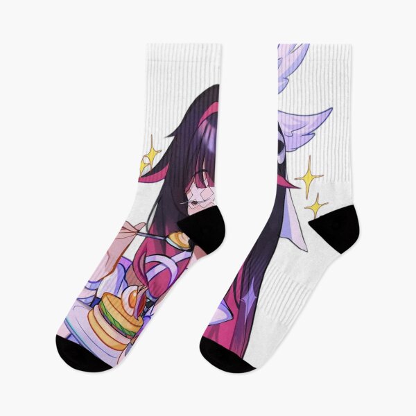 Item preview, Columbina and Arlecchino Eating Sandwich Genshin Impact designed and sold by KomiArts.