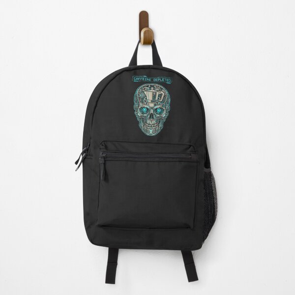 Item preview, Cyberpunk Skull Coffee Cyberpunk Glitch Art Mechanical Merch designed and sold by SplashTastic.