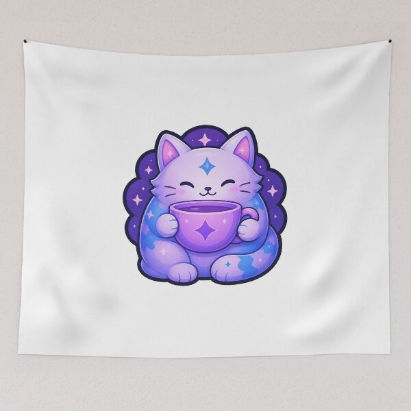 Item preview, Tea While the Sky Turns Violet designed and sold by The-Art-of-D.