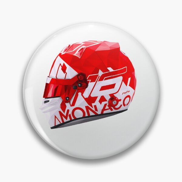 Item preview, Charles Leclerc 2024 Monaco GP Helmet designed and sold by PitWallArt.