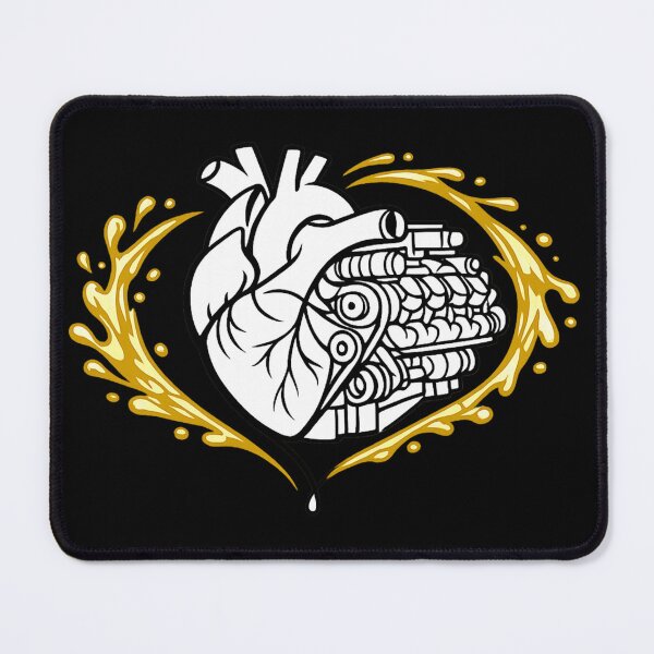 Item preview, Heart-Engine Fusion in Golden Diesel Splash designed and sold by teemix.