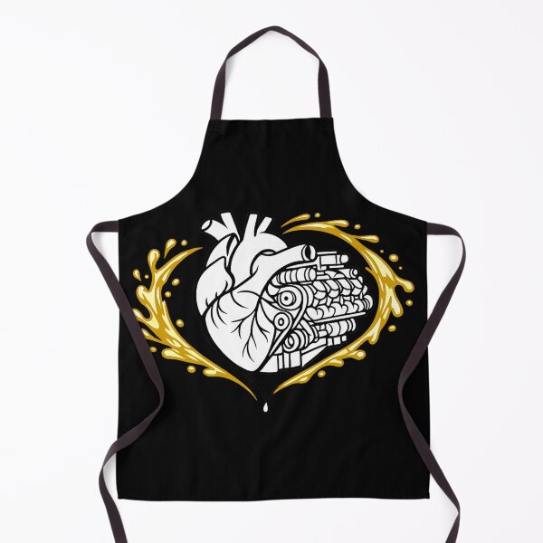 Item preview, Heart-Engine Fusion in Golden Diesel Splash designed and sold by teemix.
