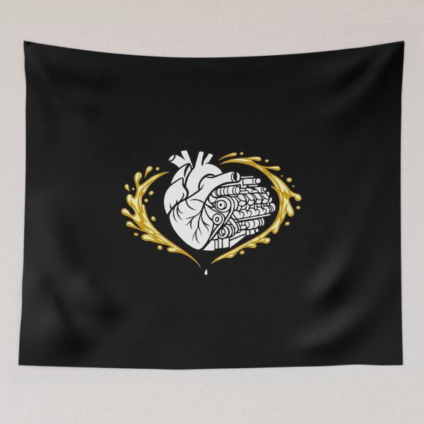Item preview, Heart-Engine Fusion in Golden Diesel Splash designed and sold by teemix.