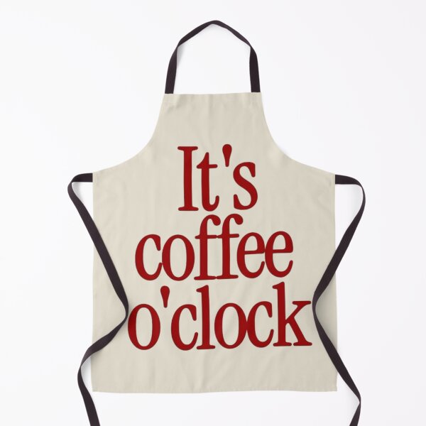 Item preview, It's Coffee O'Clock | Minimalist Coffee Quote Typography designed and sold by Palette & Hue.