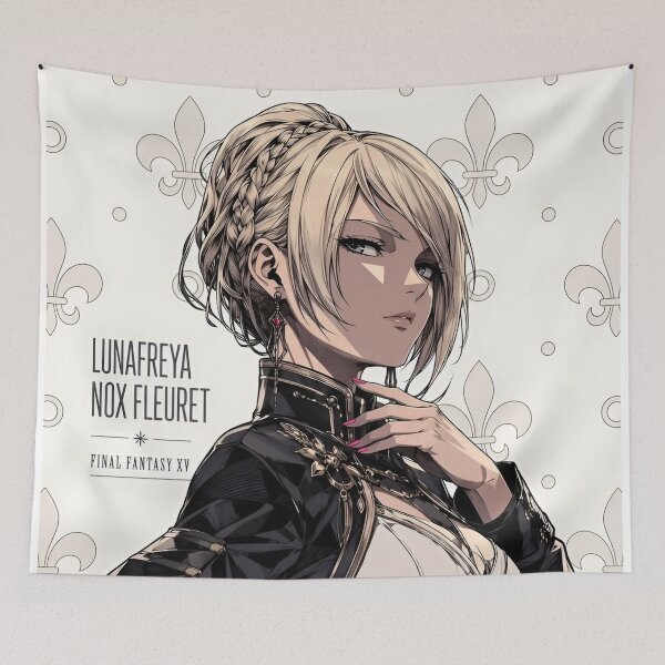 Item preview, Elegant Fantasy Princess Portrait | Regal Blonde Warrior | Gothic Royal Anime Style | Original Fantasy Illustration designed and sold by Dyan4.