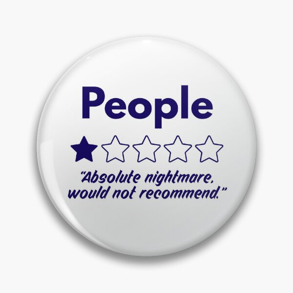 Item preview, People Absolute Nightmare 1 Star Review designed and sold by Comfy Creations.
