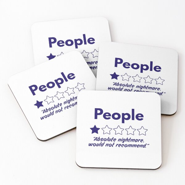 Item preview, People Absolute Nightmare 1 Star Review designed and sold by Comfy Creations.