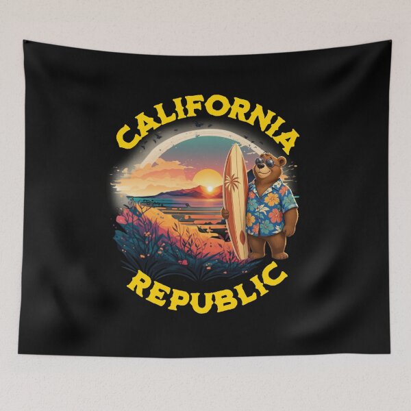 Item preview, Bear Surfboards / California Republic designed and sold by TheEndDesign.