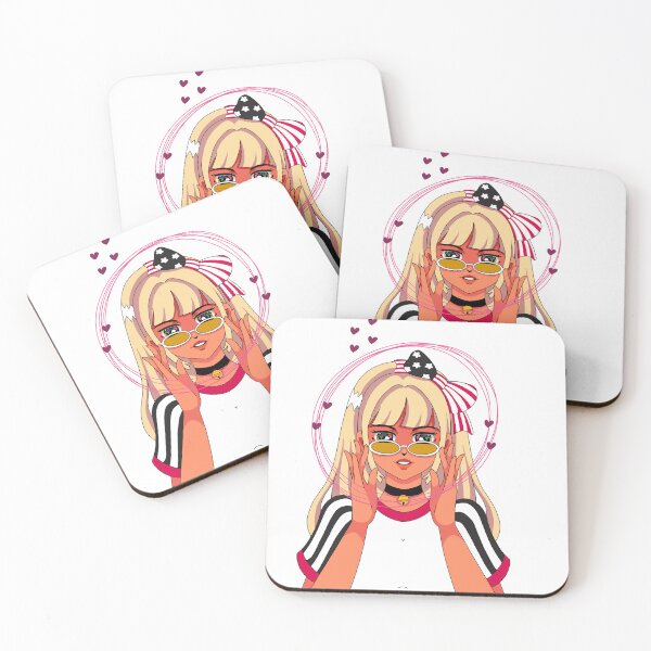 Item preview, Cute Anime Girl Line Art Aesthetic Minimal Illustration designed and sold by vibecraft_studio2.